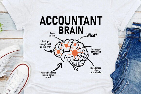 Accountant Brain SVG: Where Logic Meets Creative Design