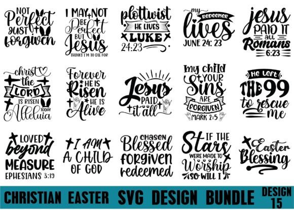 Christian Easter SVG Design Bundle: Elevate Your Creative Projects