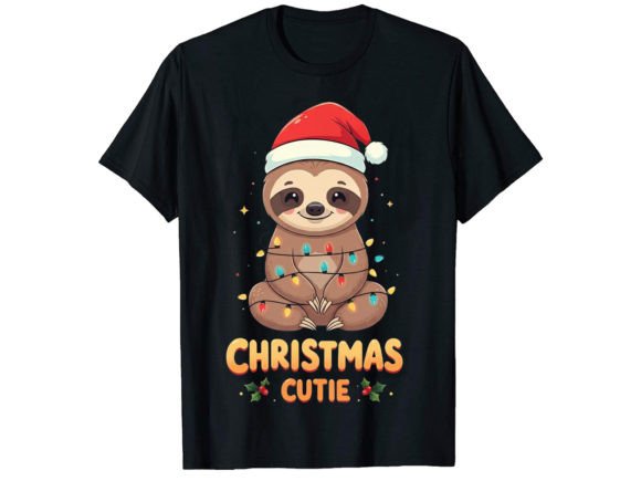 Christmas Cutie T-Shirt Design: Festive Vector Assets