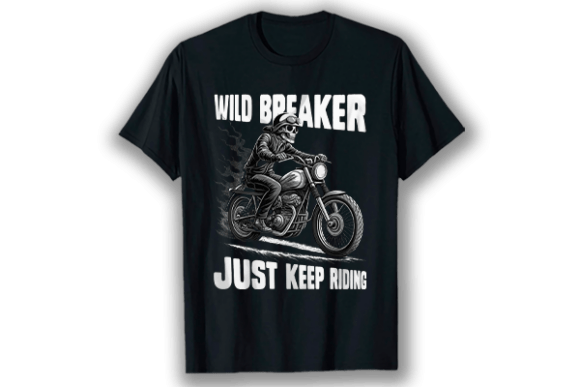 Creative Bike Ride T-shirt Design: A Dynamic Visual Asset