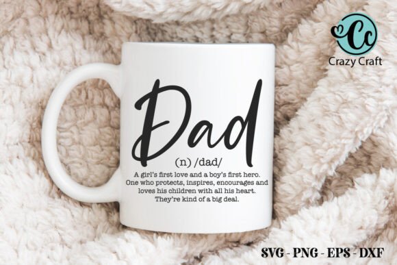 Dad Definition Design: Creative SVG & PNG Assets
