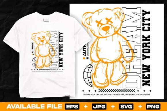 Graffiti Bear Doll: Street Art Meets Modern Design