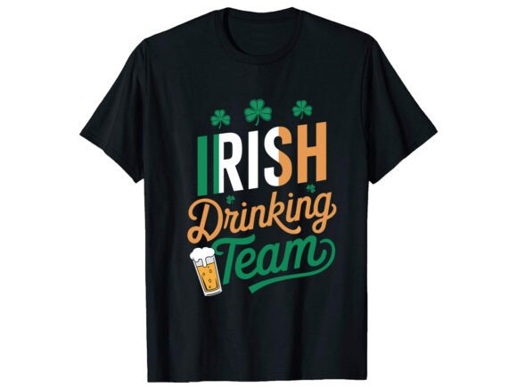 Irish Drinking Team T-Shirt Design: Crafting Festive Visuals