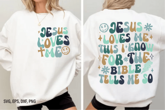 Jesus Loves Me Svg: A Versatile Front Back Design Resource