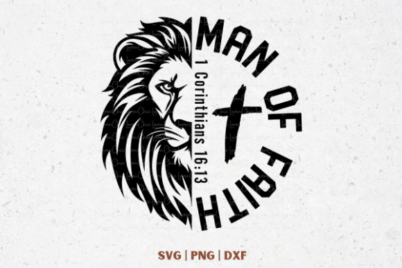 Man of Faith Lion Roman Design: A Symbol of Strength & Legacy