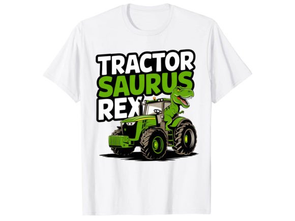 Tractor Saurus Rex T-Shirt Design: A Creative Asset