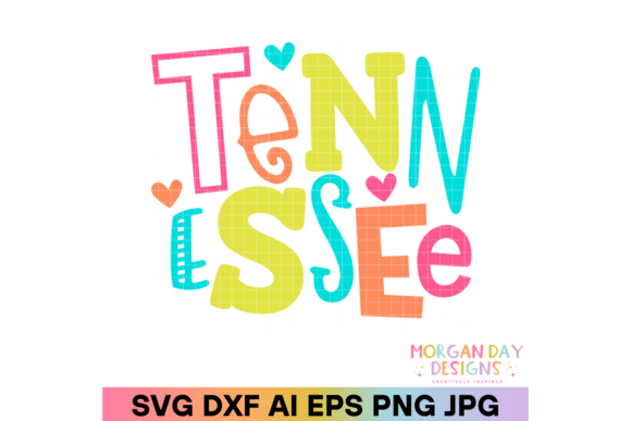 Vibrant Tennessee State SVG for Creative Projects