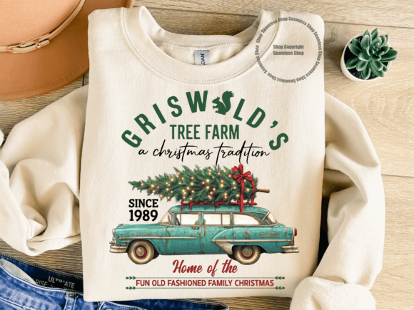 Vintage Griswold Christmas PNG Design for Your Projects